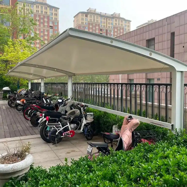 新宁县膜结构电动车棚